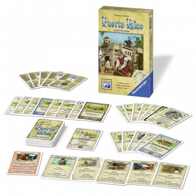 Puerto Rico – Le jeu de cartes